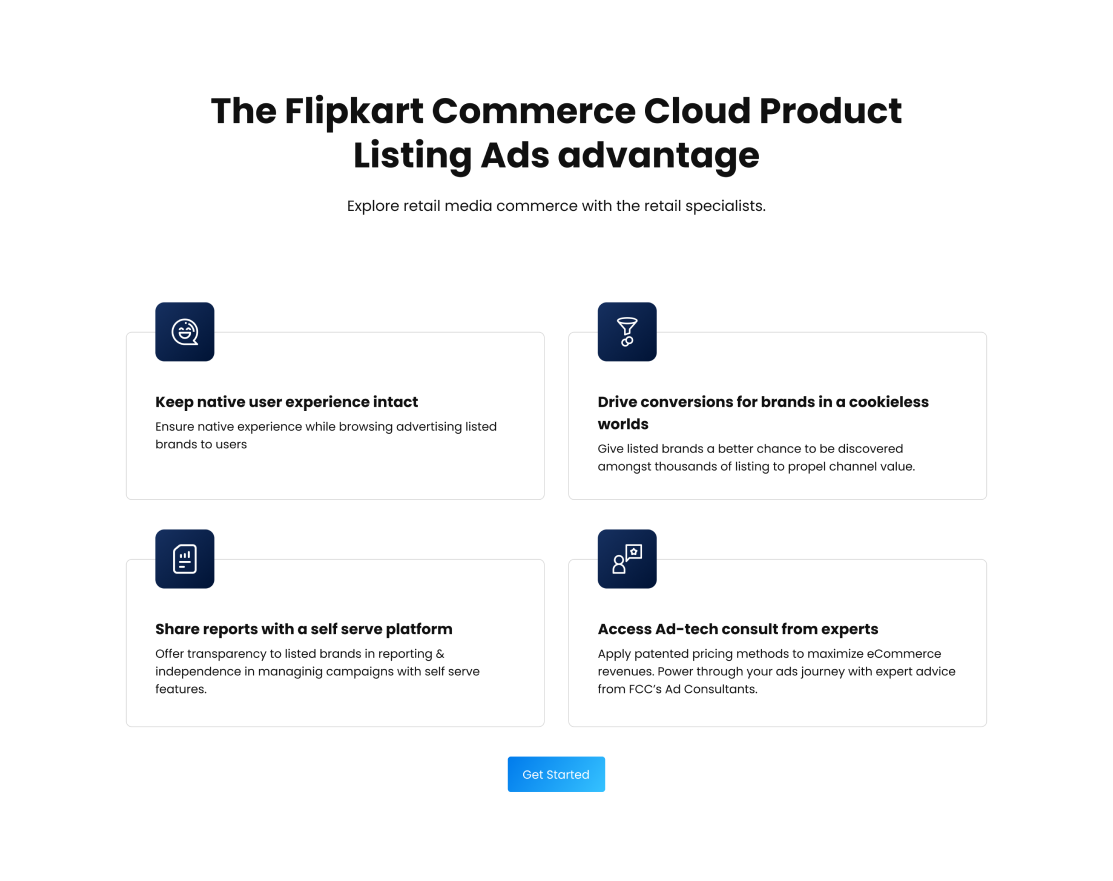 The Flipkart Commerce Cloud Product Listing Ads Advantages