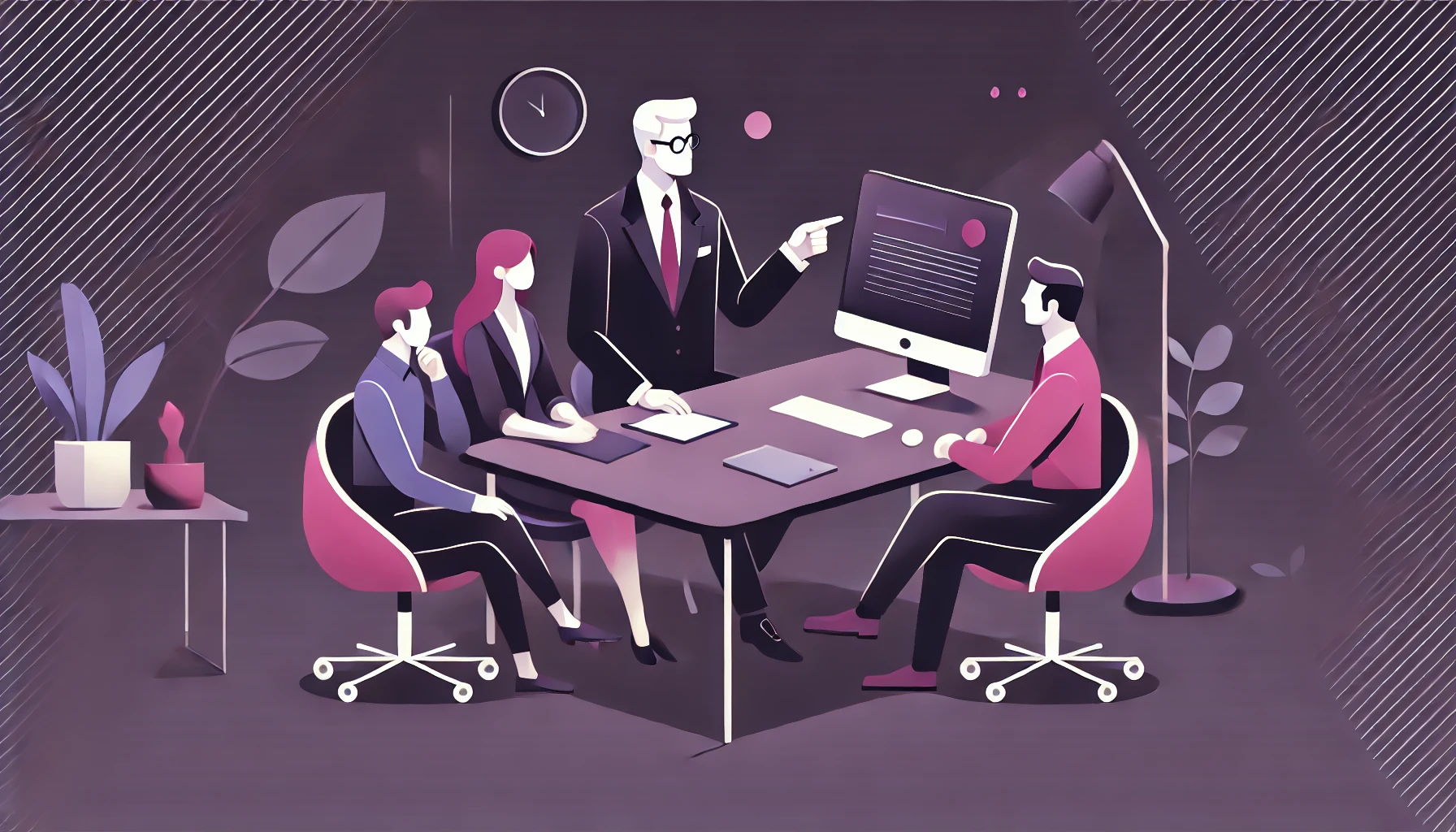 Split screen showing poor UI UX with user frustration and improved design with rising growth analytics.