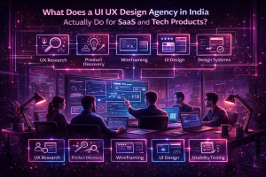 What a UI UX Design Agency in India Does for SaaS and Tech Products