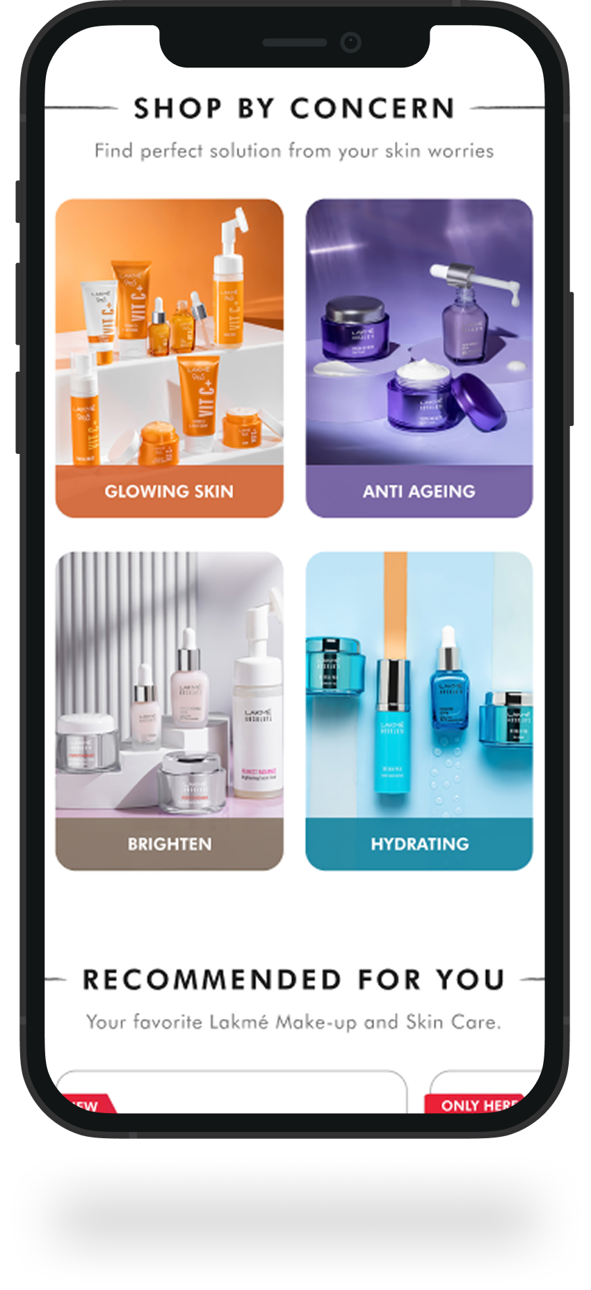 Streamlined Shopping Flow Mobile Interface