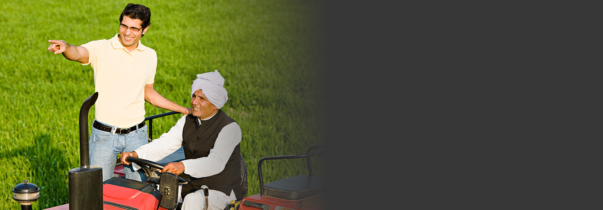 Farmers in field
