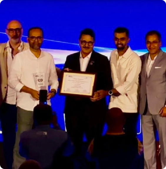 Team receiving recognition