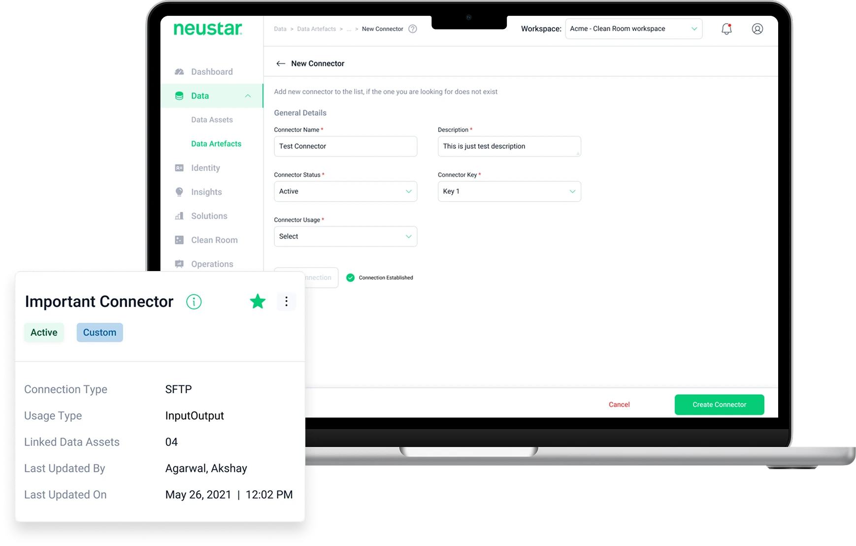 Neustar Platform Dashboard